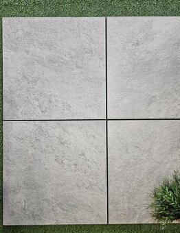 Dlažba hrubá 20 mm aj na terče, 60x60, farba sivá silver