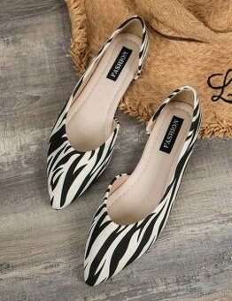 Dámske topánky zebra
