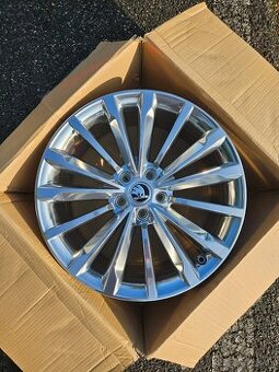Nová alu kola Trinity leštěné 19" Škoda Superb L&K