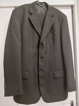 Predám čierny pánsky oblek veľkosti 58/182