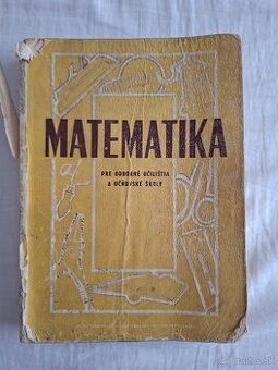 Matematika pre odborné učilištia a učňovské školy (1961)