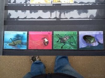 Poštové známky č.448 - Argentína - hmyz komplet