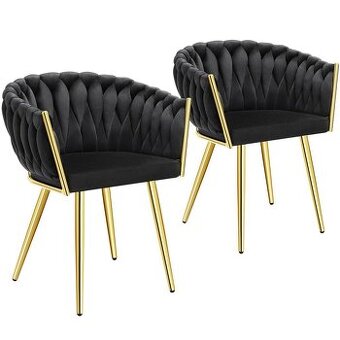 tectake ASTANO–2 x sada jedálnych stoličiek