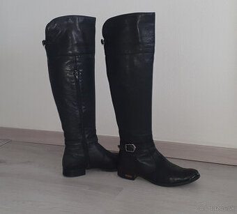 Vysoké kožené čižmy Victim v.40 - 1