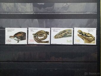 Poštové známky č.787 - Guinné Bissau - fauna kompletná