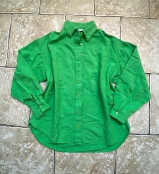 Zelená košeľa Stradivarius - XS