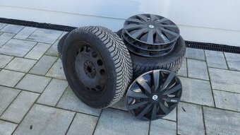 Predam zimne pneu CONTINENTAL 205/55 R16 TS870 + disky