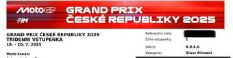 Moto gp Brno vstupenka 2025