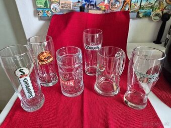 Sklenené poháre na pivo