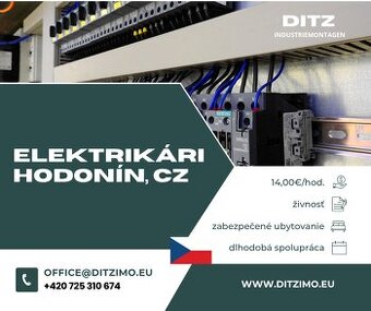 Elektrikári – stabilná práca blízko hraníc s ubytovaním