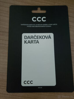 Darčekova Karta v hodnote 34,99 eur