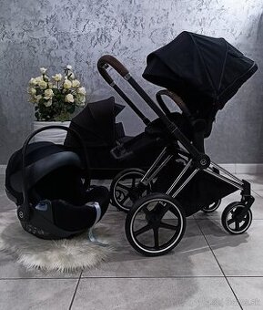 LUXUSNÁ TROJKOMBINÁCIA CYBEX CHROME BLACK