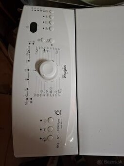 Na predaj: Whirlpool práčka – vrchné plnenie, 6 kg, 1000 ot.