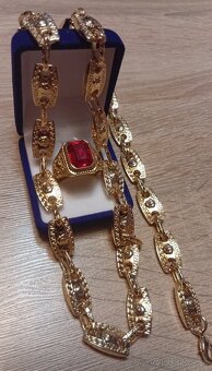 VERSACE - LUXUSNÝ EXKLUZÍVNY POZLÁTENÝ SET