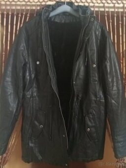 Krásna pánska kož.bunda s kožušinou..- ZIMNÁ