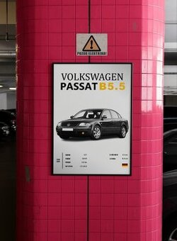 A3 Obraz - Volkswagen passat b5.5 s rámom