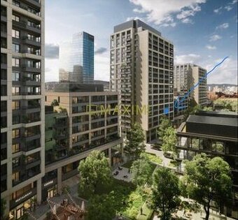 Vo výstavbe  - dvojizbový byt v projekte DownTown Yards s vý