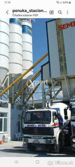 Predaj komplet funkčná výrobná betonárka Nitra okolie