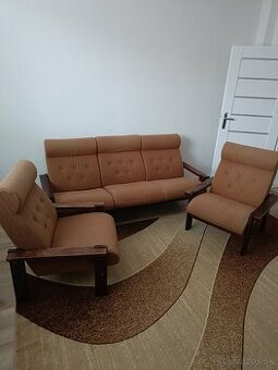 Retro gauč a kreslá