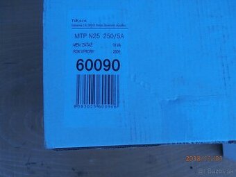 Meraci transformator prudu MTP N250/5A.