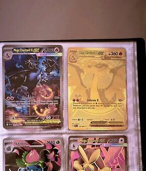 Pokemon Mega Charizard X EX (PFL 125 a 130 Gold)