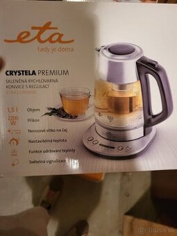 Predám rýchlovarnú kanvicu ETA Crystela Premium - nová