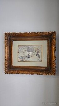 Obraz Martin Benka - Námestie v Hodoníne