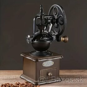 Ručný mlynček na kávu v štýle Vintage - 1