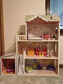 Veľký drevený domček pre bábiky - 1