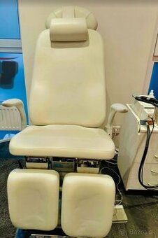 Elektricke pedikérské křeslo AKCE bílé euroclinic 1 motor