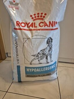 Predám krmivo 14kg Royal Canin Hypoallergenic moderate calor