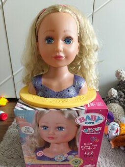 Česacia hlava Baby Born sister
