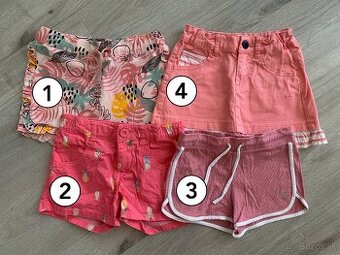 Detské kraťasy a sukňa zn. Benetton / Coccodrillo veľ. 110