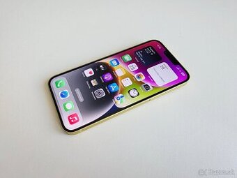 APPLE IPHONE 14 PLUS 128 GB YELOW,BATERKA 100%