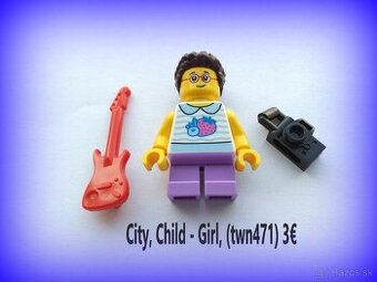 Lego® Originál City figúrka, Child - Girl (nové)