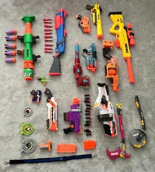 PREDAM zbierku NERF - všetky funkčné