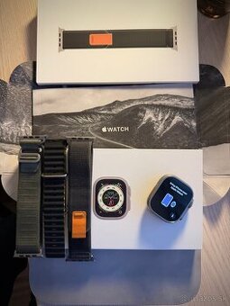 Predám Apple watch Ultra 1 49mm, 90%BAT, TOP STAV