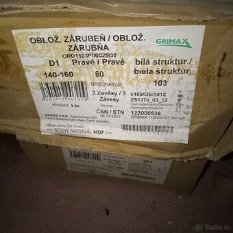 Predám obložkové zárubne