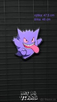 Pokémon nástenná dekorácia Gengar menšia verzia