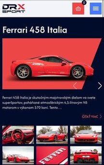 Zážitková jazda na Ferrari 458 Italia na SLOVAKIARING