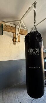 Boxovacie vrece 120x40 + masívny nástenný držiak