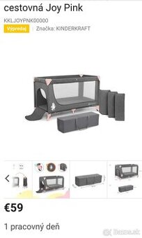 Cestovna postielka-nova