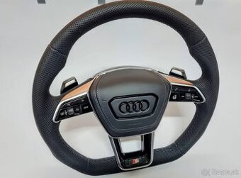SPORTOVY VYHREVANY AUDI VOLANT MULTIFUNKCIA F1 PADLA AIRBAG