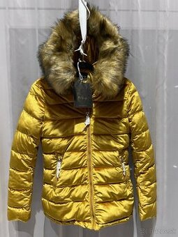 Nová zimná bunda TRENDY.ING – zlatá (senape), veľ. M