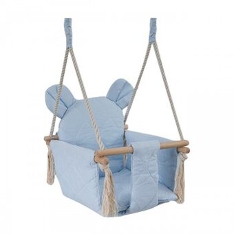 Detská hojdačka Macko modrá