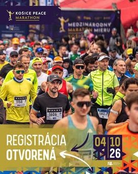 Registračný kód pre prihlásenie sa na Medzinárodný maratón m