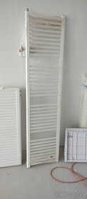 kúpelňový radiátor, biely 440  1800 mm + ventily