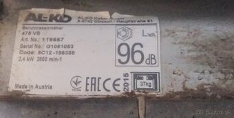 AL-KO HIGHLINE 475 VS kosačka