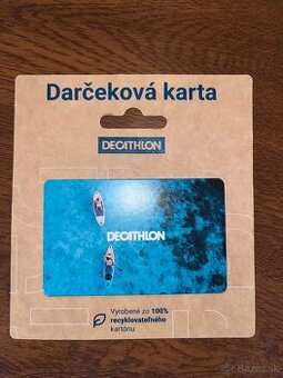 Darčeková poukážka, karta Decathlon - REZERVOVANÉ