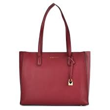 MICHAEL KORS burgundy bordo kabelka - do ruky i na rameno